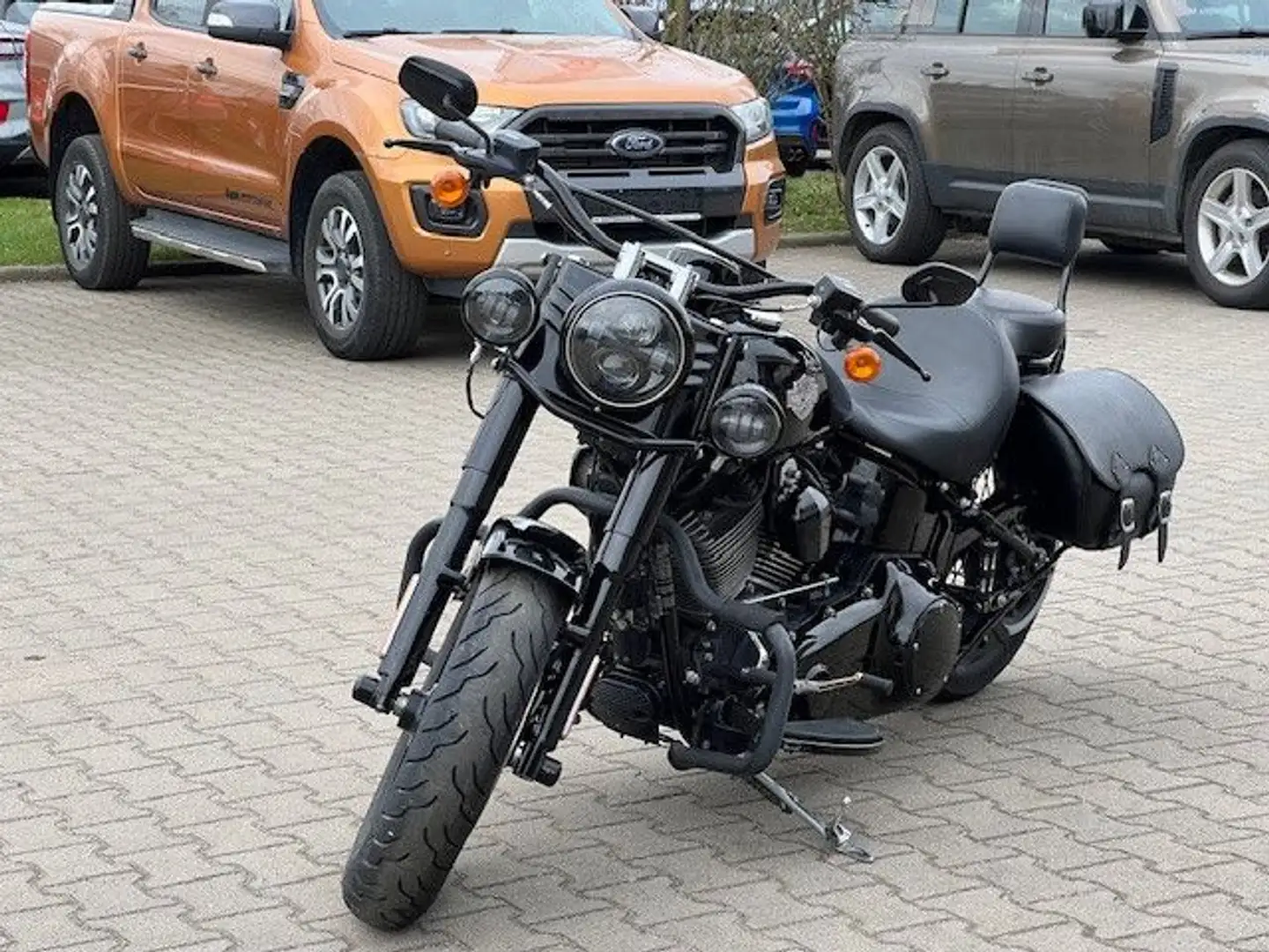 Harley-Davidson Softail Slim S (FLSS) Satteltaschen Schwarz - 2