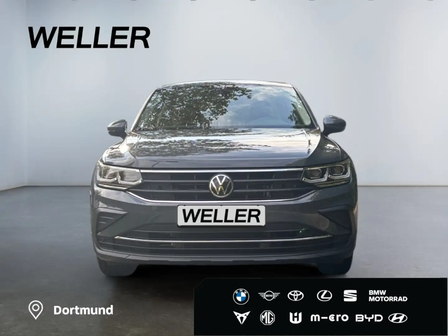 Volkswagen Tiguan 1.5 TSI DSG *Matrix*AHK*ACC*Navi*SHZ*WKRS* Grau - 2