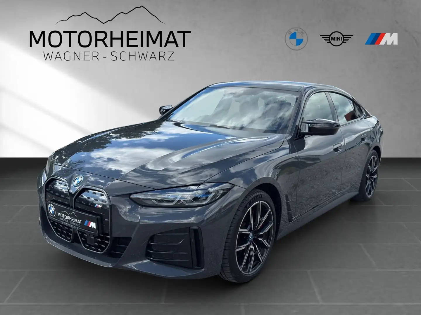 BMW i4 M50 Gran Coupé Laser 19" M Sportbr rot eSitze Grau - 1