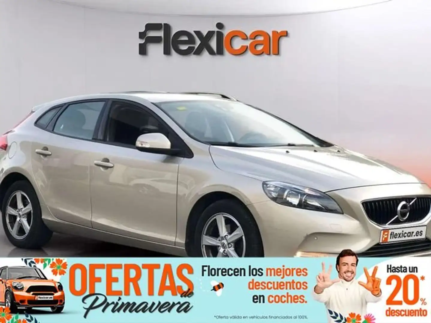 Volvo V40 D2 Kinetic 120 Beige - 1