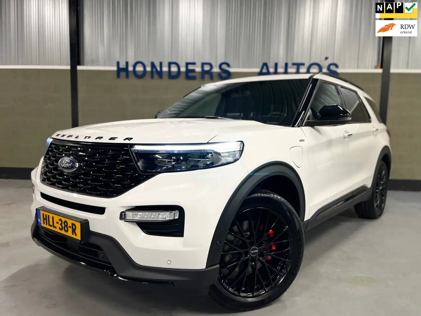 Ford Explorer 3.0 V6 ECOBOOST PHEV ST-Line ORIG.NL I TREKHAAK I Blanc - 1