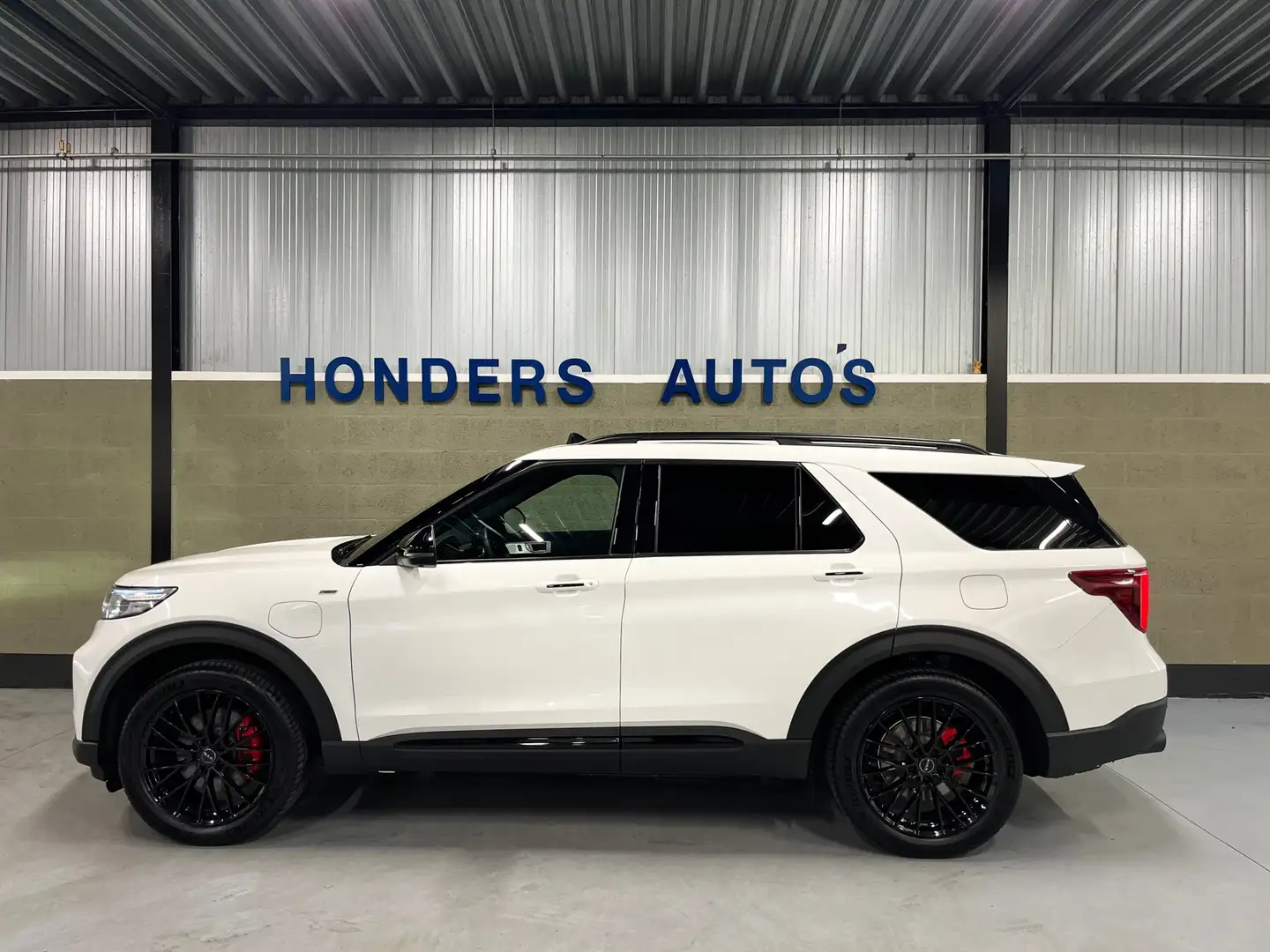 Ford Explorer 3.0 V6 ECOBOOST PHEV ST-Line ORIG.NL I TREKHAAK I Blanc - 2