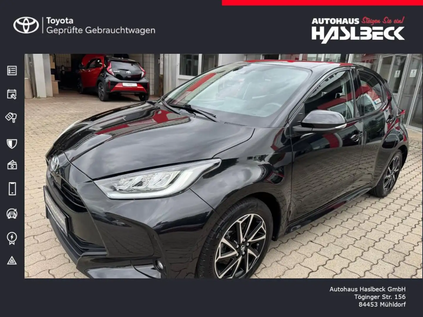 Toyota Yaris Hybrid 1.5 VVT-i Team Deutschland Black - 1