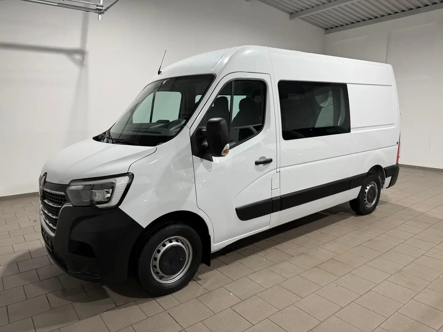 Renault Master Kasten-Doka(7-Si.),L2H2,Klima,Navi,PDC Weiß - 1