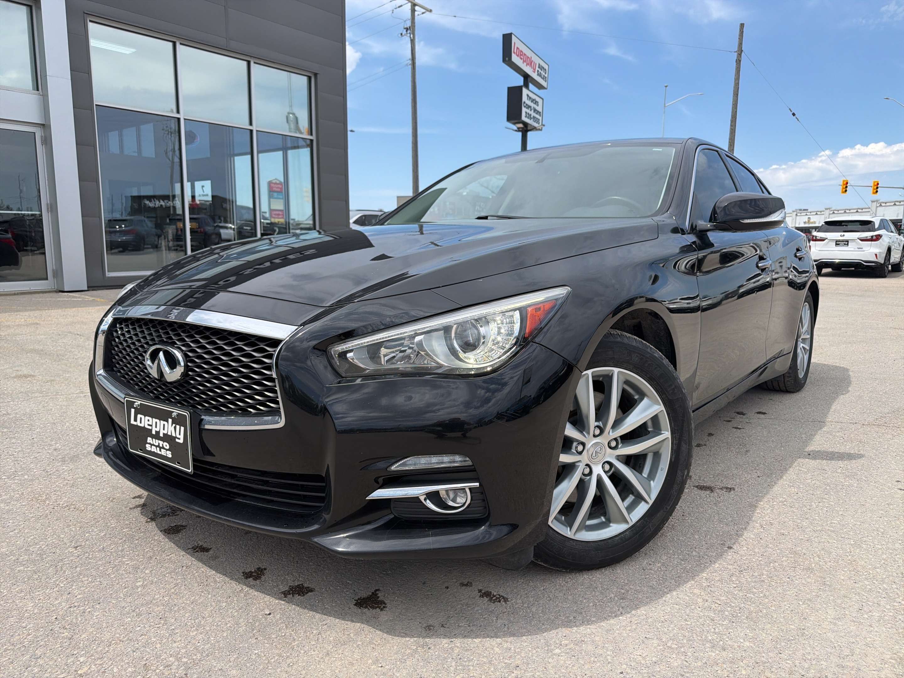Black 2016 INFINITI Q50 2.0t AWD Sedan All-Wheel Drive Automatic