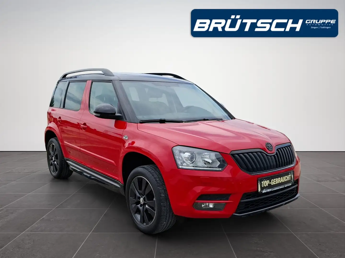 Skoda Yeti Monte Carlo 1.4 TSI KLIMA / PANORAMA / AHK / SITZH Rosso - 2