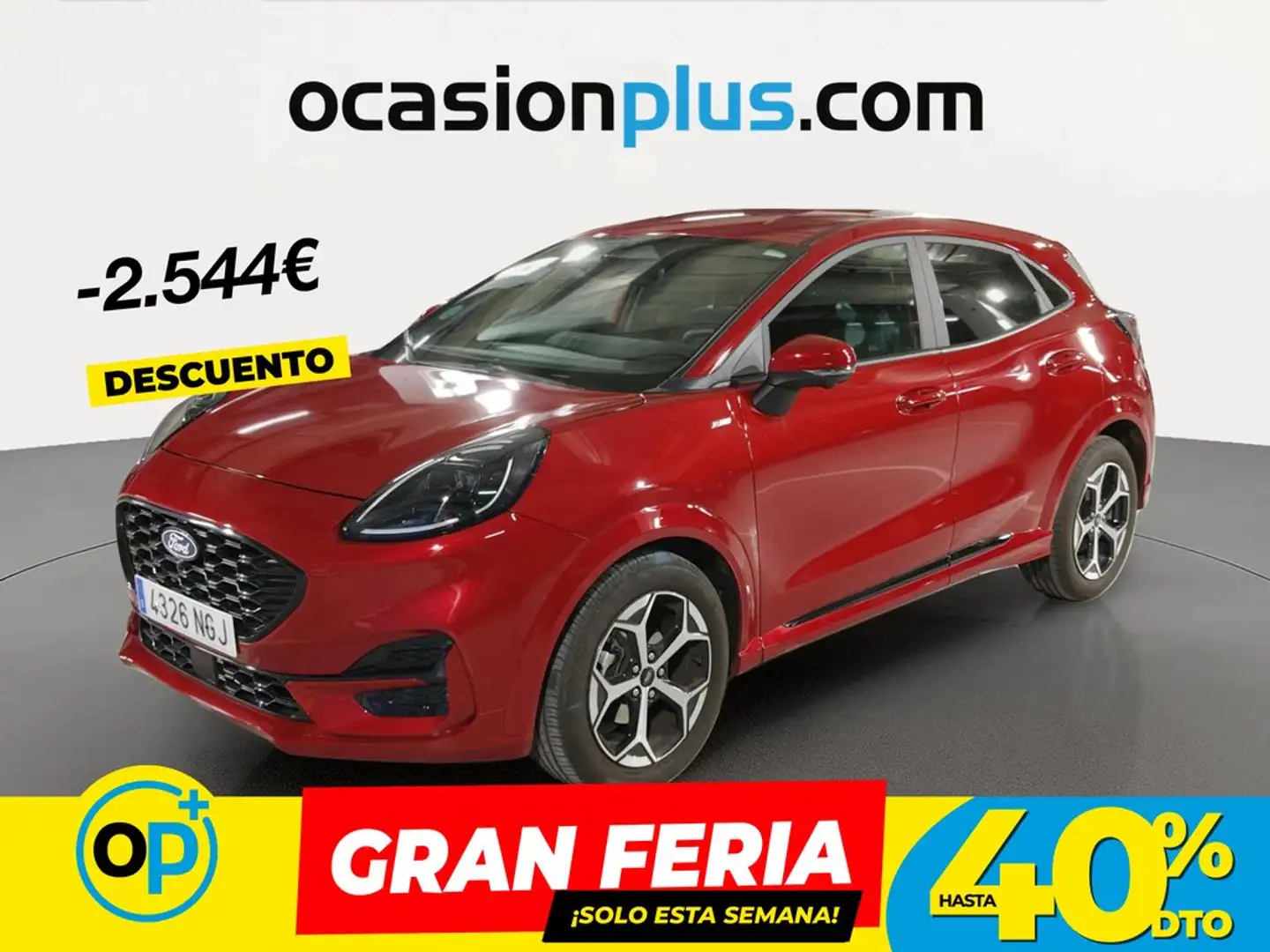 Ford Puma 1.0 EcoBoost MHEV ST-Line 125 Rojo - 1