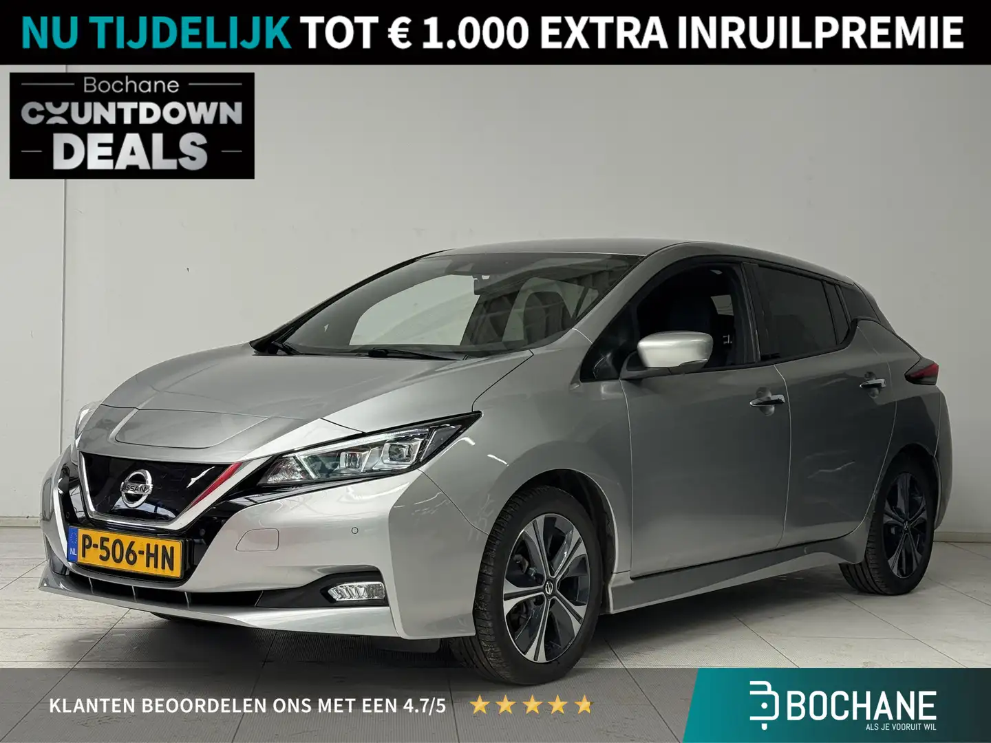 Nissan Leaf Tekna 40 kWh | Navigatie | 360 Camera | BOSE | Cru Gris - 1