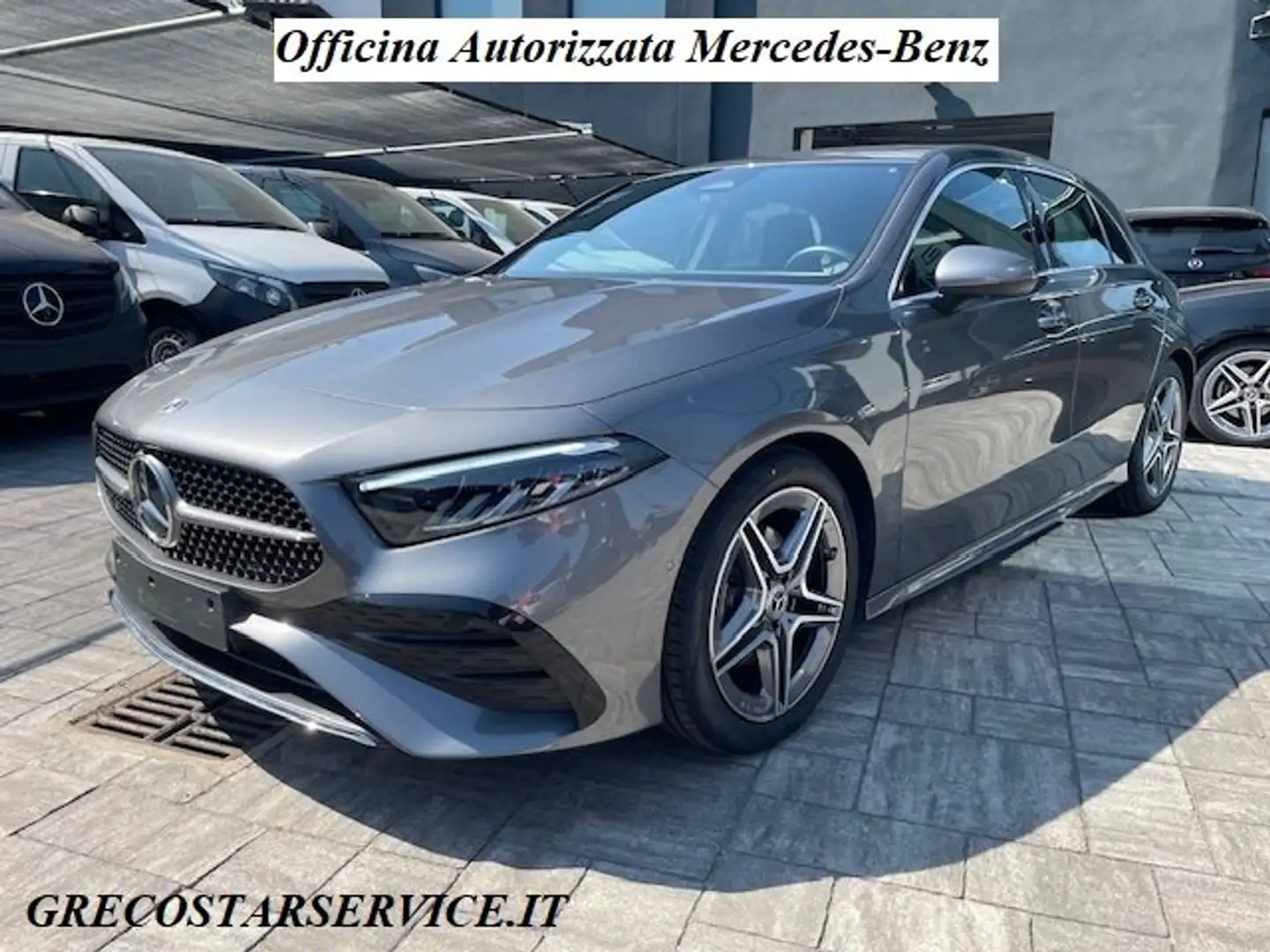 Mercedes-Benz A 180 AMG Line Advanced Plus Automatic LUCI 64 COLORI Gris - 1