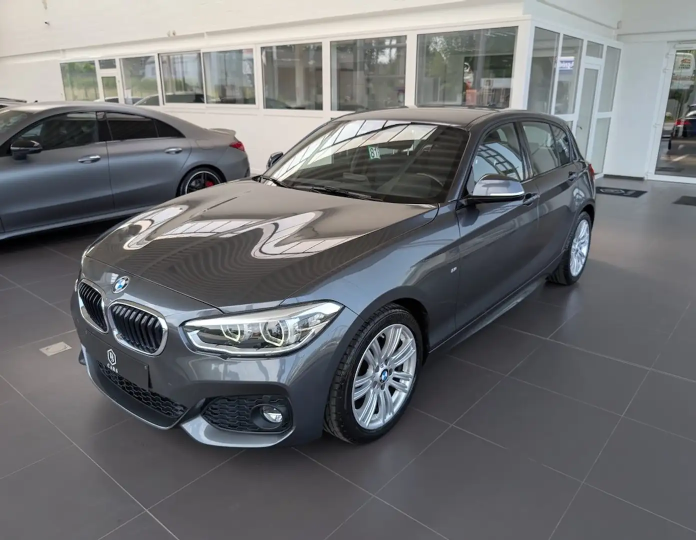 BMW 118 i *** GARANTIE + PACK M + LED + GPS *** Gris - 2