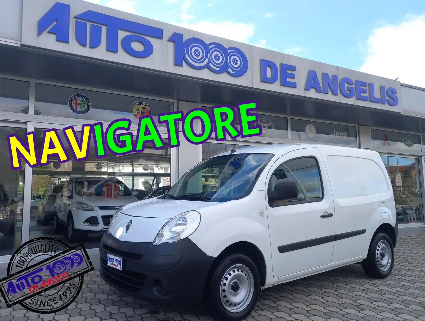 Renault Kangoo AUTOCARRO 1.5 dci 90 CV  TOM TOM - PORTA LATERALE Bianco - 1