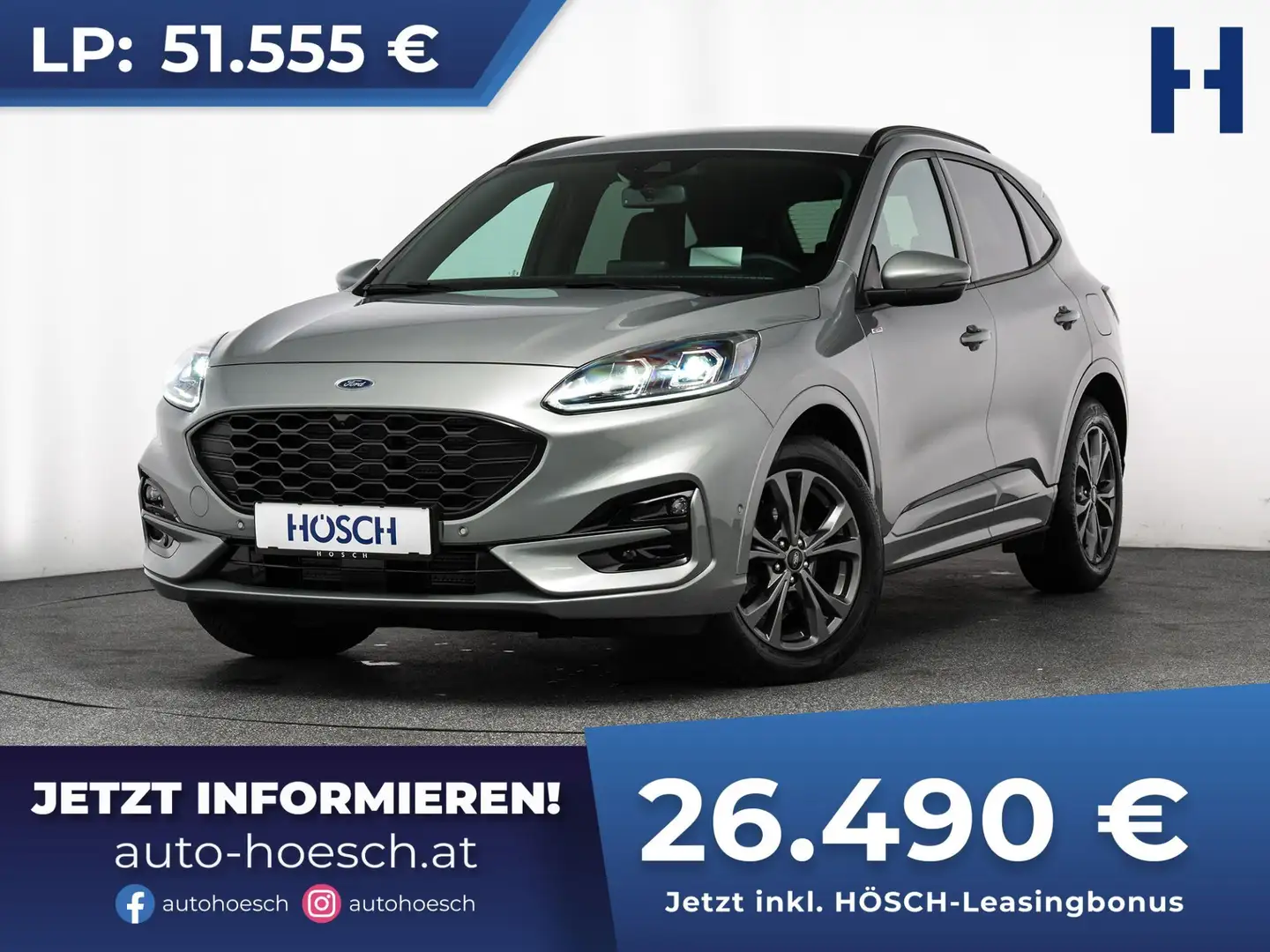 Ford Kuga 1.5 EcoBoost ST-Line X AHK ASSISTENZ WINTER  -49% Silber - 1