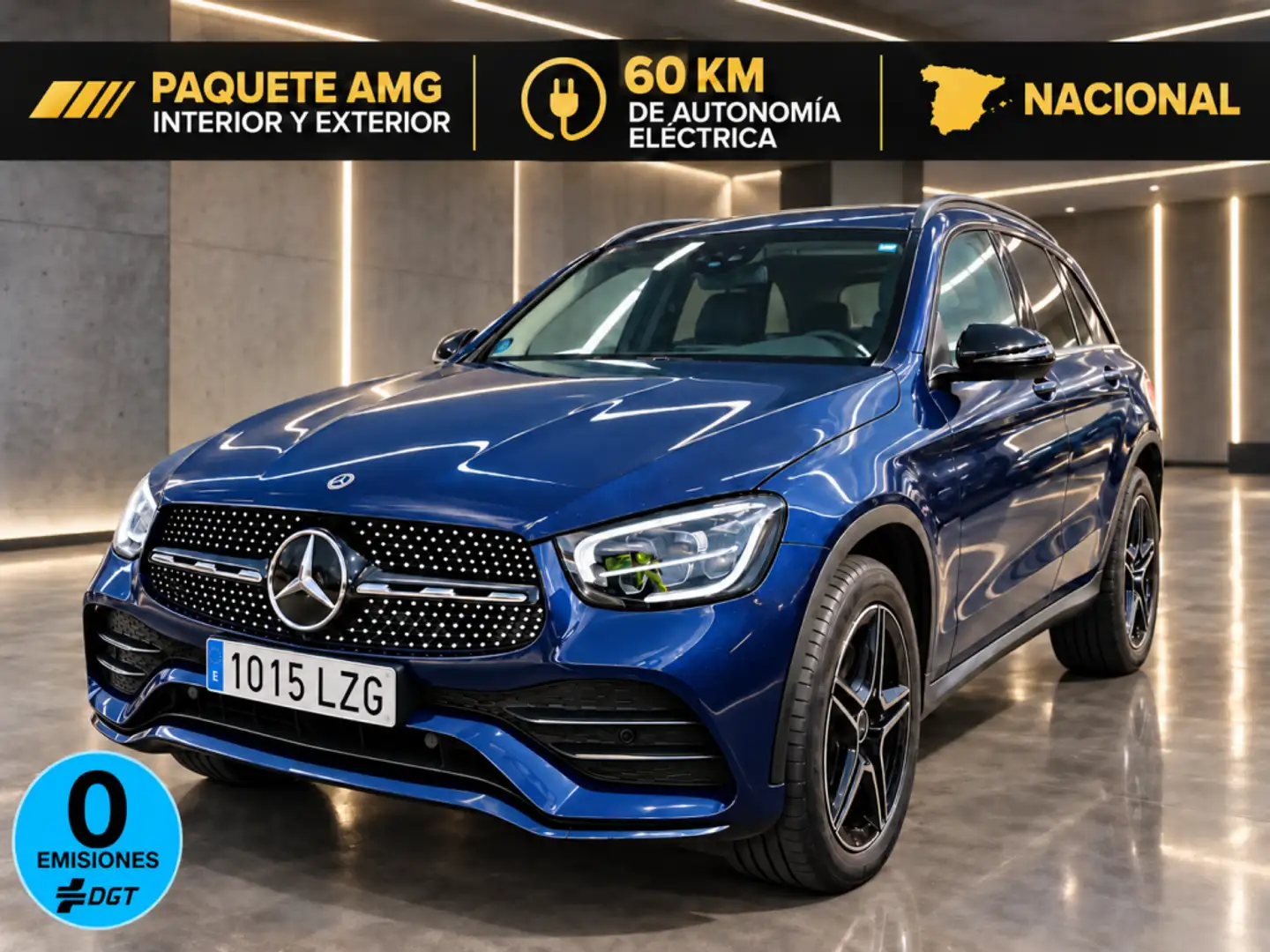 Mercedes-Benz GLC 300 300de 4Matic 9G-Tronic Azul - 1