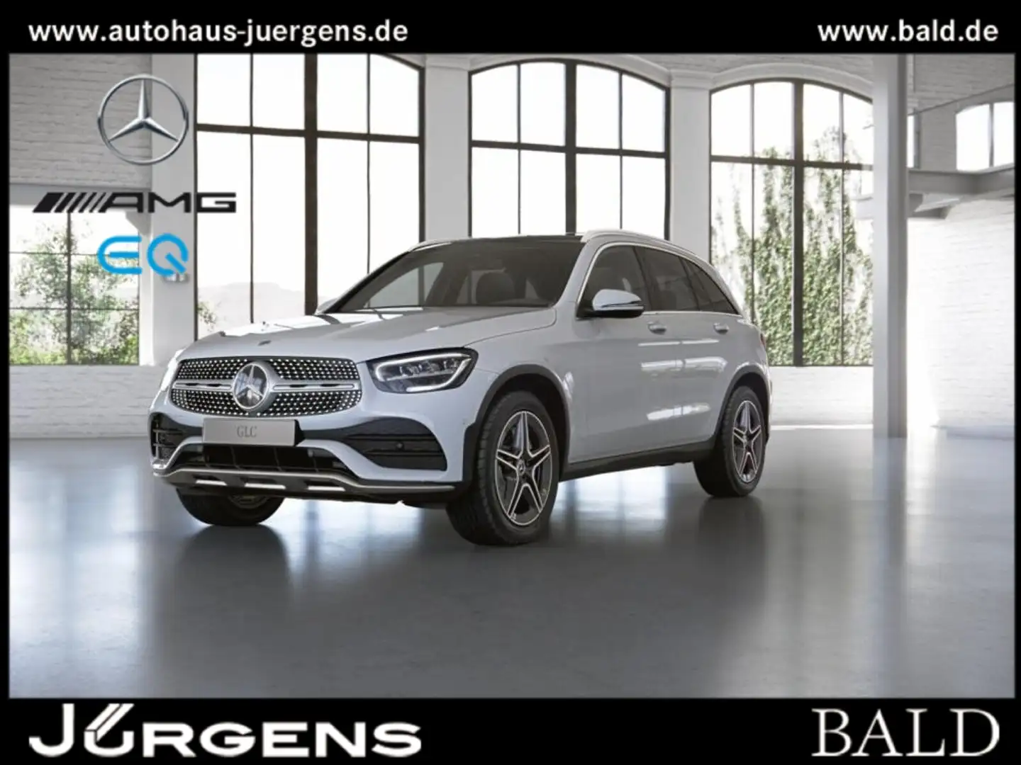 Mercedes-Benz GLC 220 d 4M AMG-Sport/LED/Pano/AHK/Totw/EASY-P Weiß - 1
