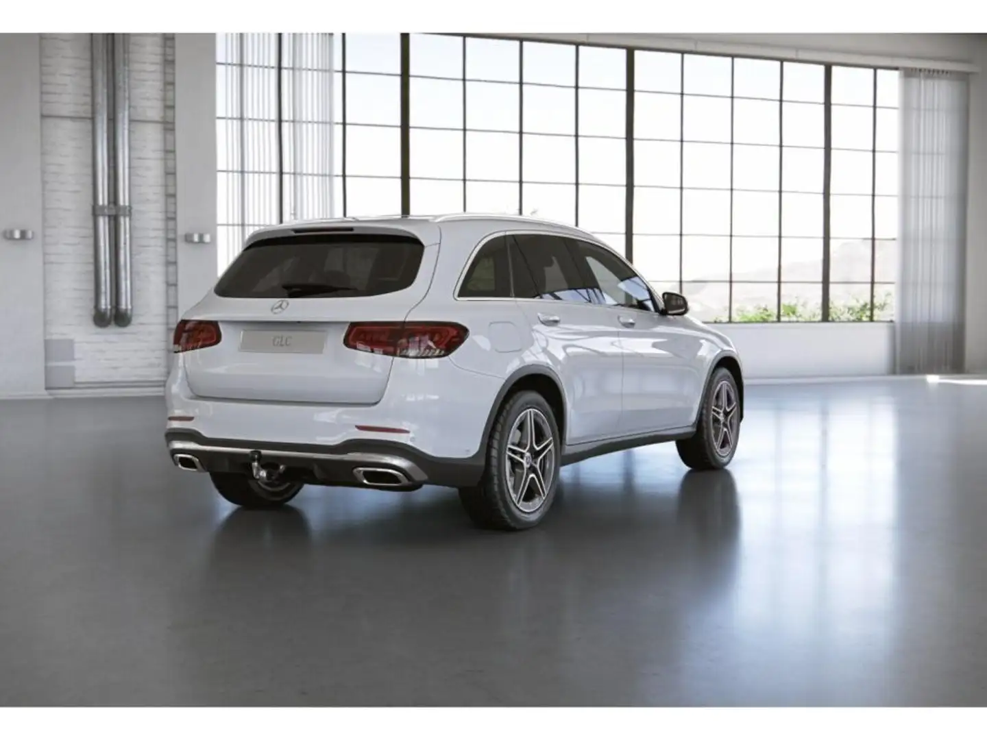 Mercedes-Benz GLC 220 d 4M AMG-Sport/LED/Pano/AHK/Totw/EASY-P Weiß - 2