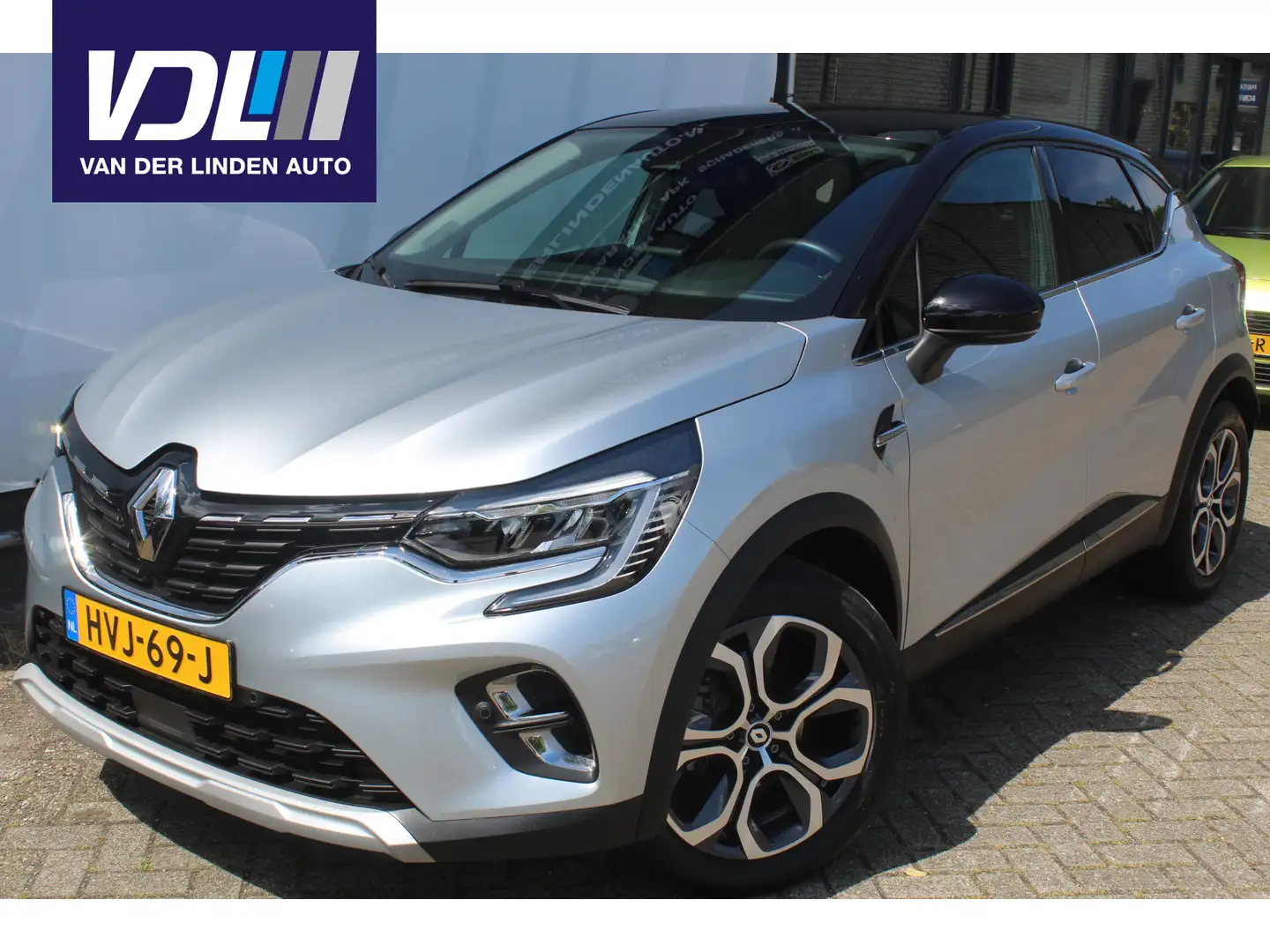 Renault Captur Automaat Hybride Black line l Lane assist l Stuurv Grijs - 1