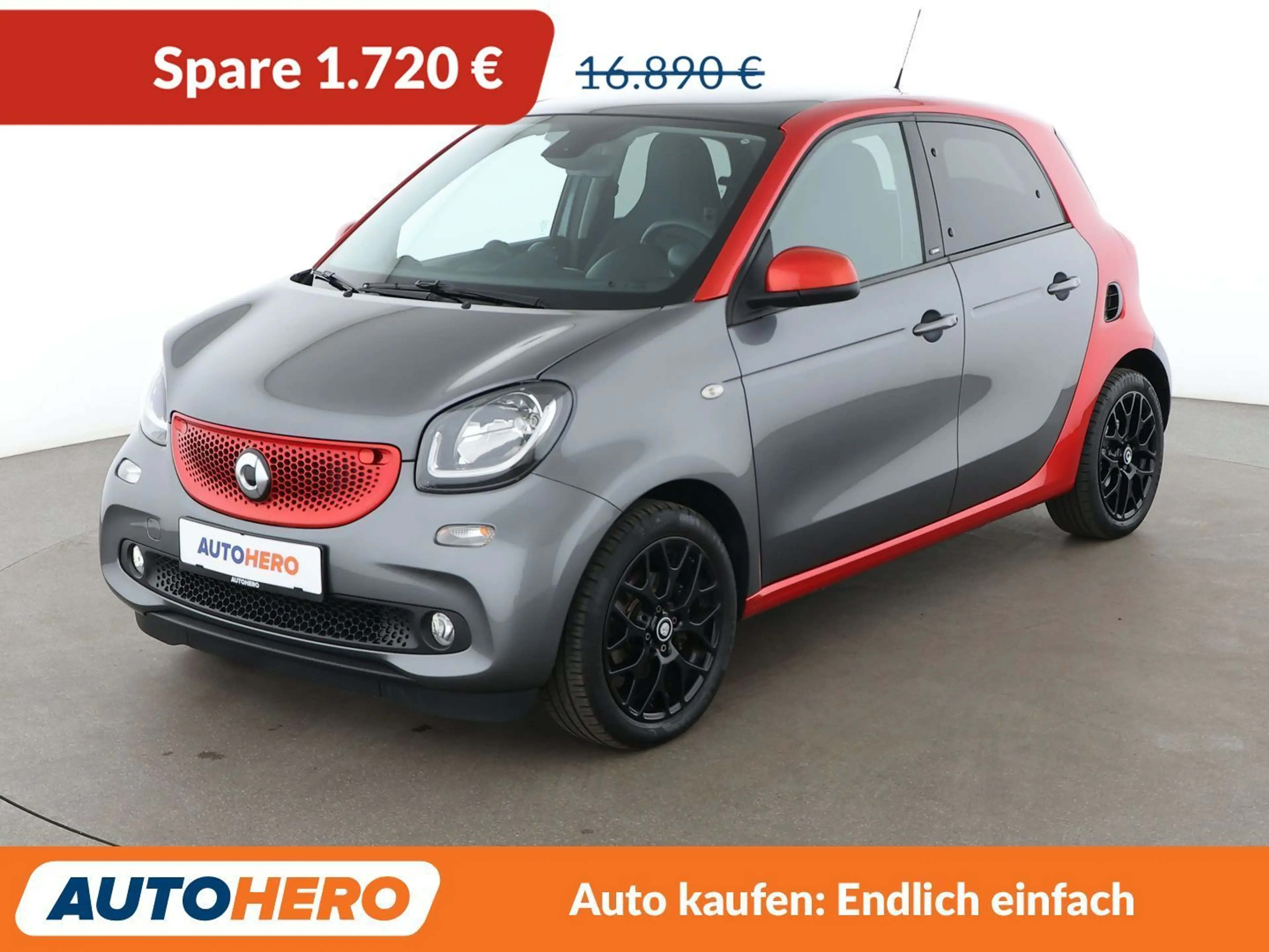 smart forFour 0.9 Turbo Prime Aut.*PDC*SHZ*TEMPO*ALU*KLIMA*
