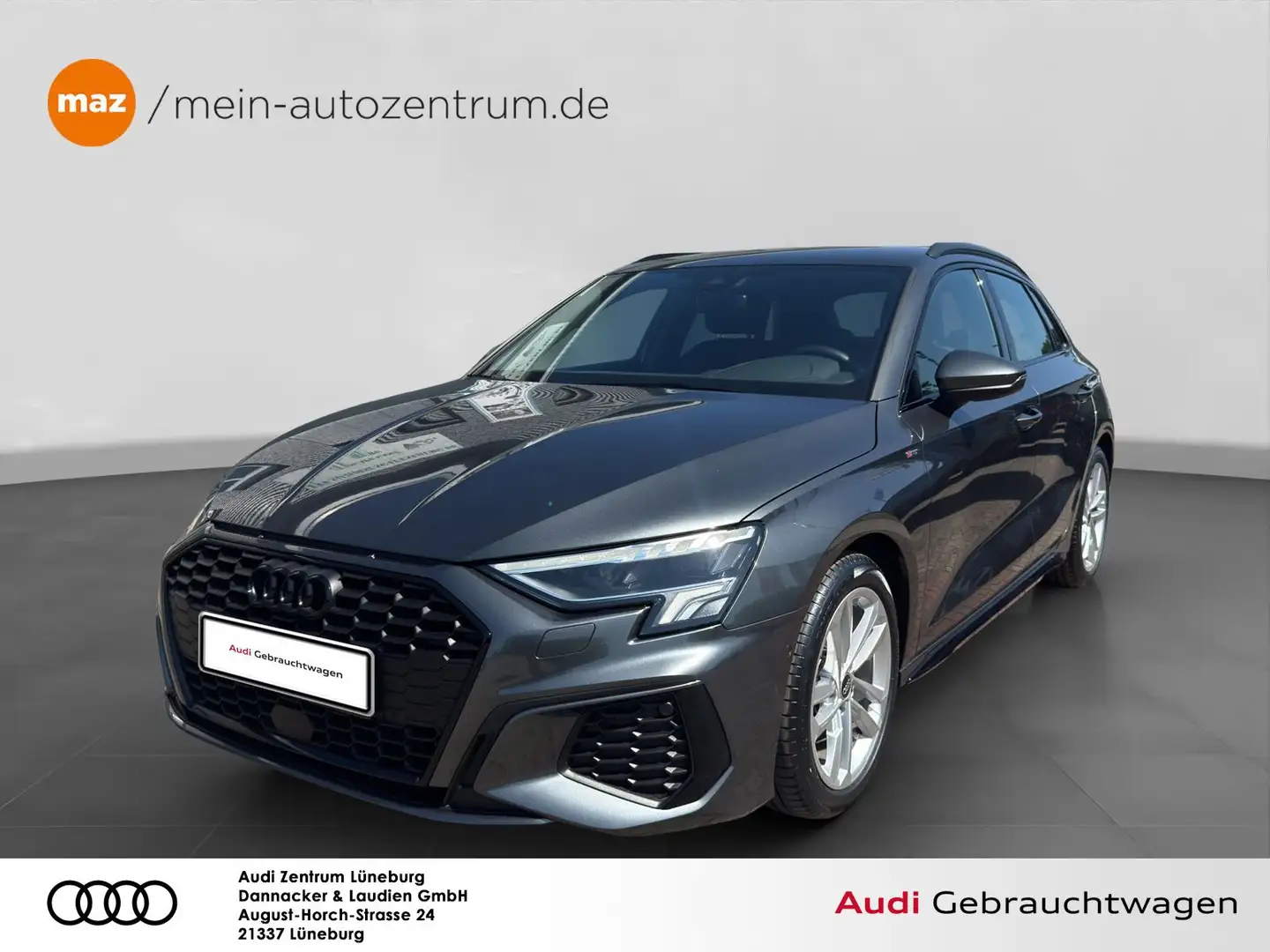 Audi A3 Sportback 35 TFSI S line Alu LED Navi ACC Sitzh Grau - 1