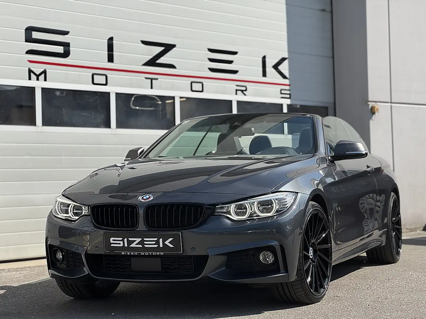 BMW 435 d xDrive Cabrio Aut.|M-PAKET|LED|AHK|ACC|HEAD-UP Grau - 1