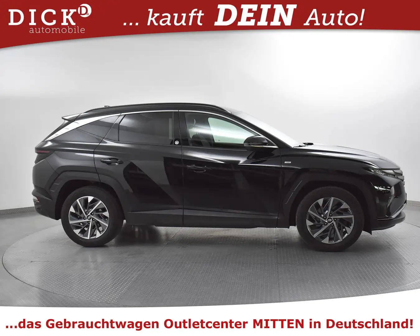 Hyundai TUCSON 1.6TGDI Hyb Ed 30+NAVI+LED+SHZ+KAM+VIRT Schwarz - 2