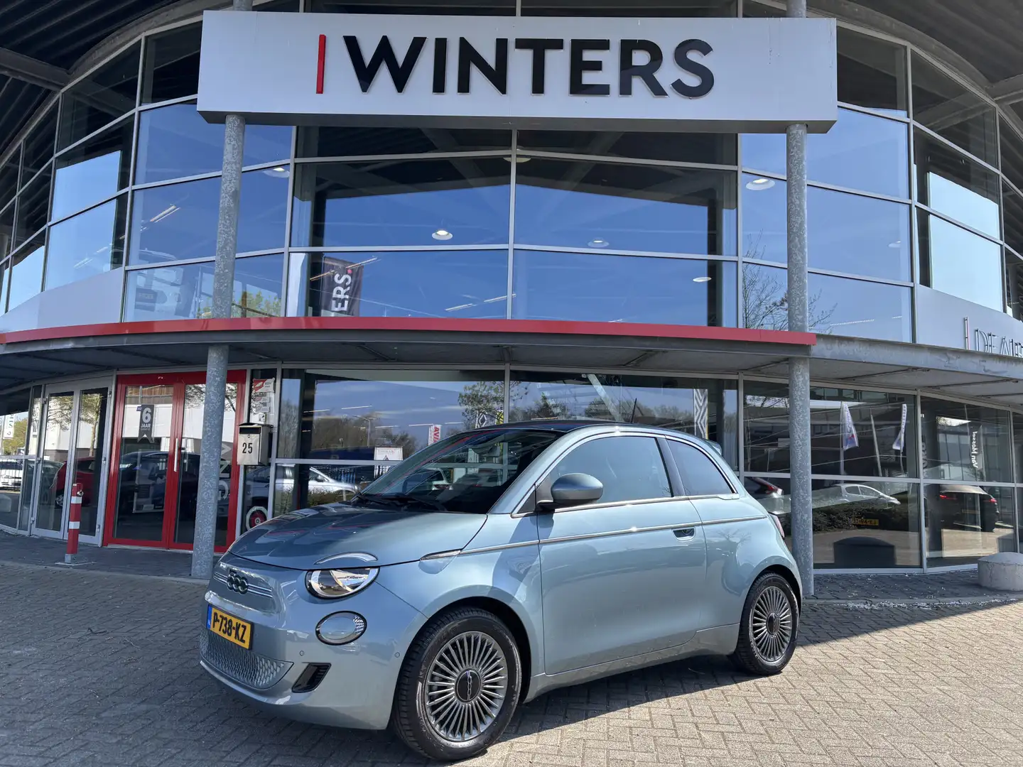 Fiat 500e 3+1 Icon 42 kWh | Navigatie | Camera | AppleCarpla Blu/Azzurro - 1