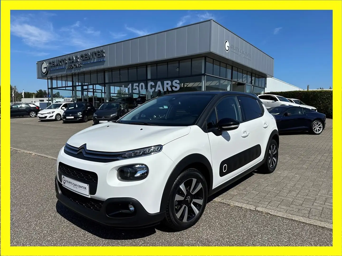 Citroen C3 1.2 benzine / NAVI /  CarPlay / Camera / 1e eigena Wit - 1