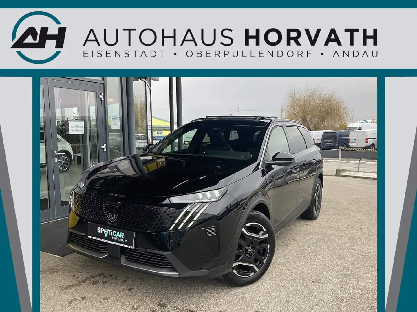 Peugeot 5008 PHEV 195 e-DCS7 Aut.!MATRIXLED,PANO,AHV,MASSAGE... Schwarz - 1