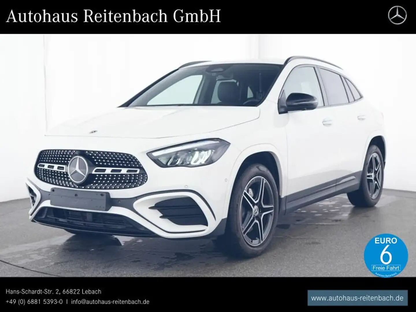 Mercedes-Benz GLA 250 GLA250e AMG+NIGHT+360 11KW+KEYLESS+EASYP+19+TOTW Blanc - 1