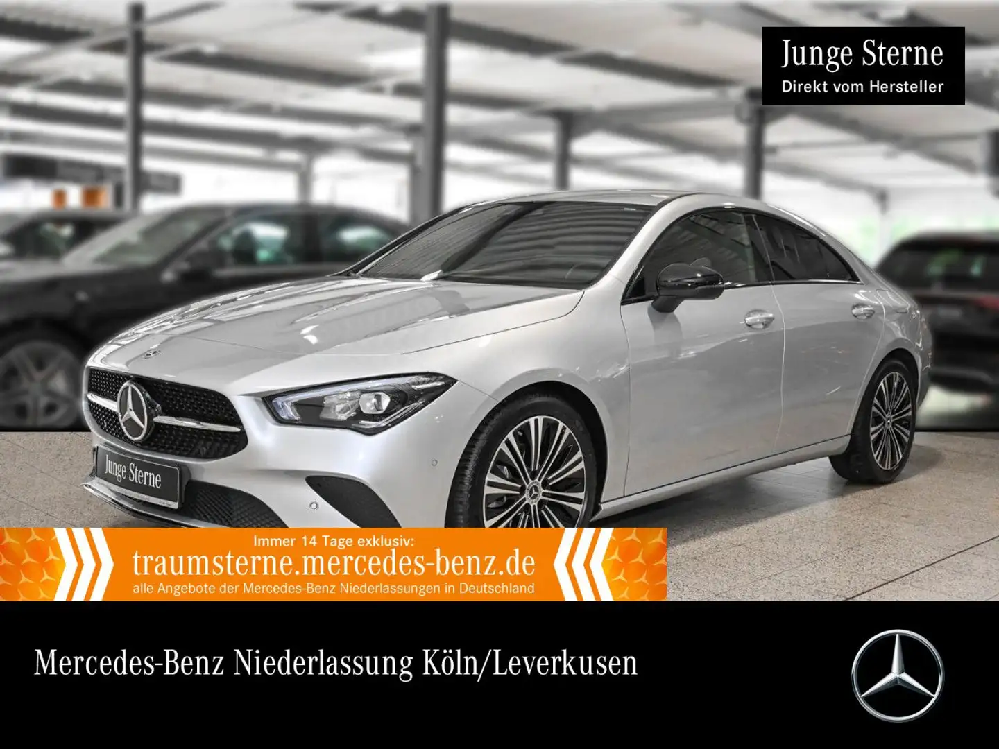 Mercedes-Benz CLA 180 PROGRESSIVE+NIGHT+LED+KAMERA+TOTW+7G Silber - 1