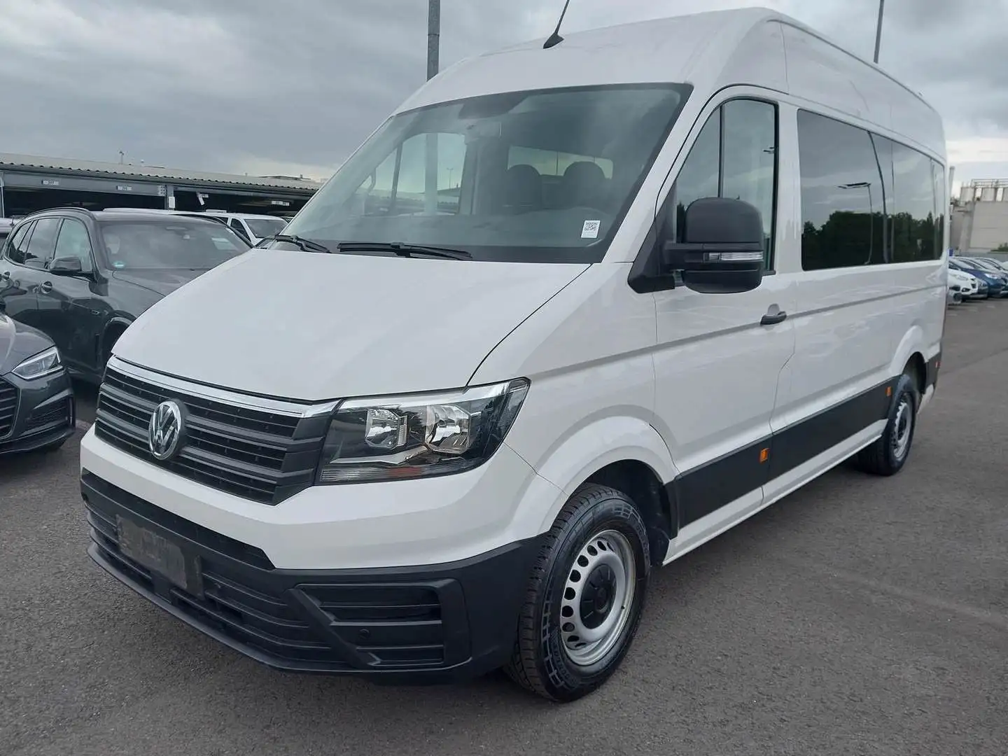 Volkswagen Crafter 35 mittellang Hochdach/ Rollstuhl /Rampe Wit - 1
