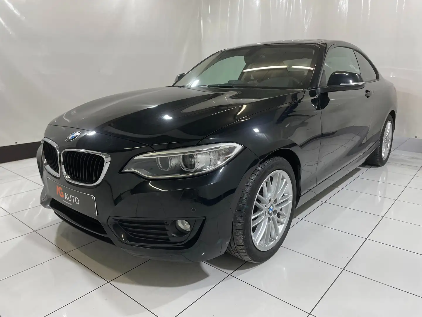 BMW 218 iA Coupé * Xénon * GPS * Cuir * Caméra Noir - 2
