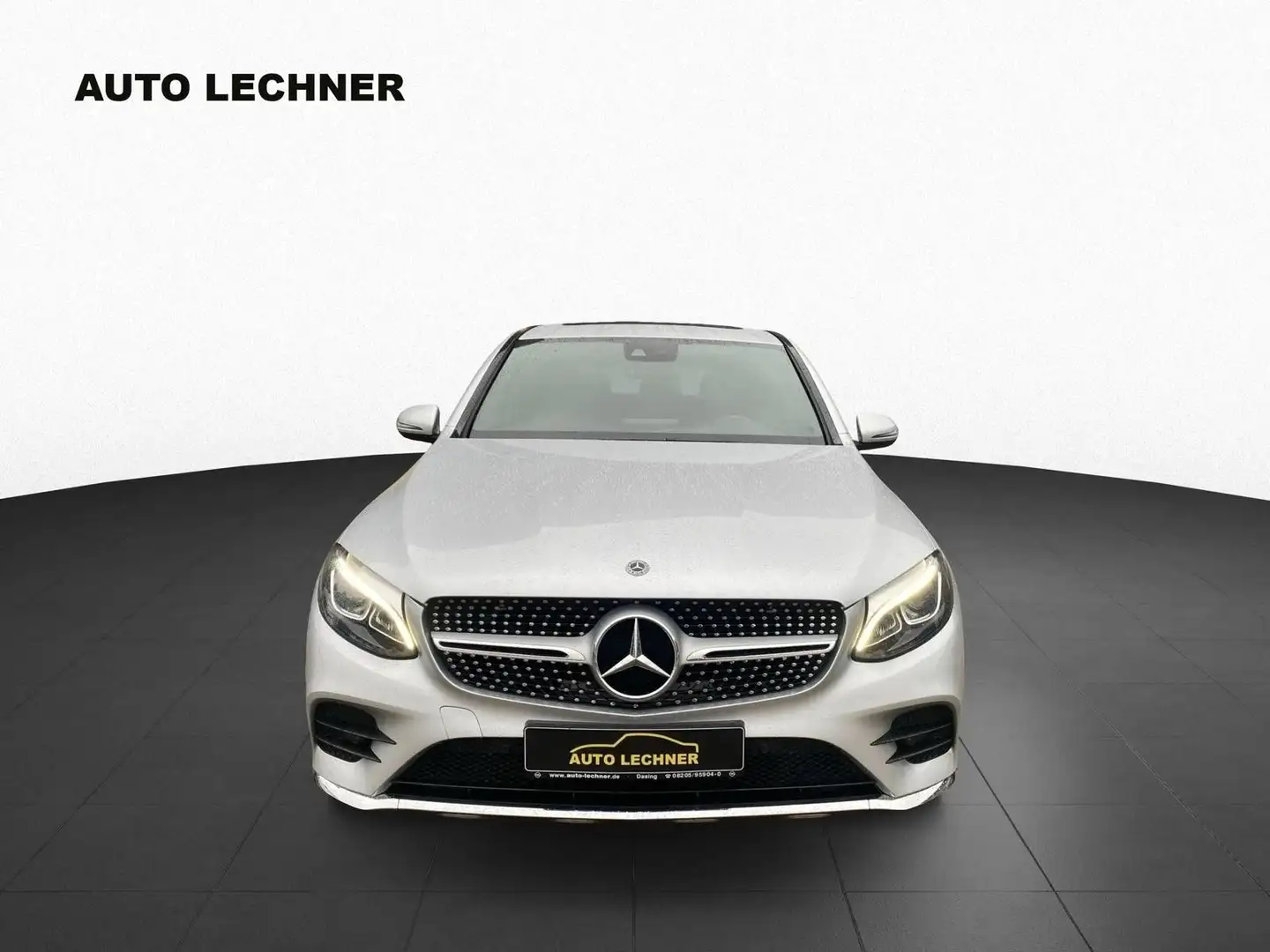 Mercedes-Benz GLC 300 Coupe 4Matic*AMG-L*AHK*BURMESTER*AMBIENT Silber - 2
