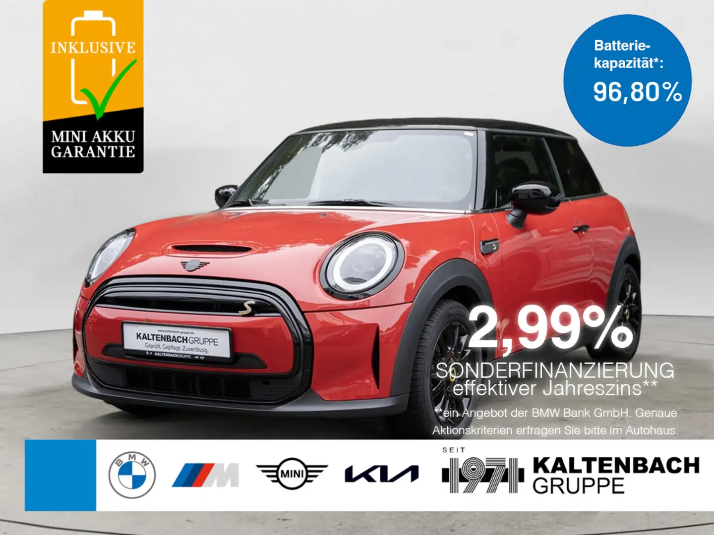 MINI Cooper SE Classic Trim PANO LED NAVI SHZ Rouge - 1