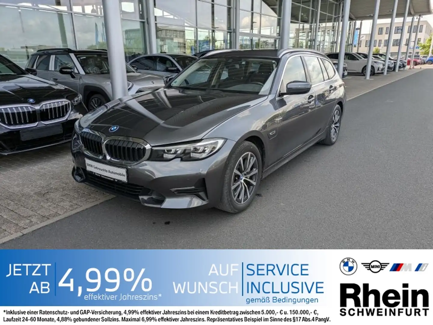 BMW 330 e Tour. Sport Line Driv.Ass. Park.Ass. AHK. Grau - 1