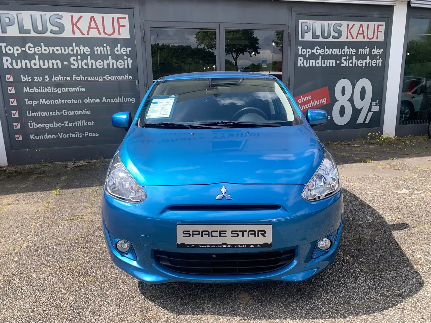 Mitsubishi Space Star Diamant Edition+   NUR 48200 Km Blau - 2