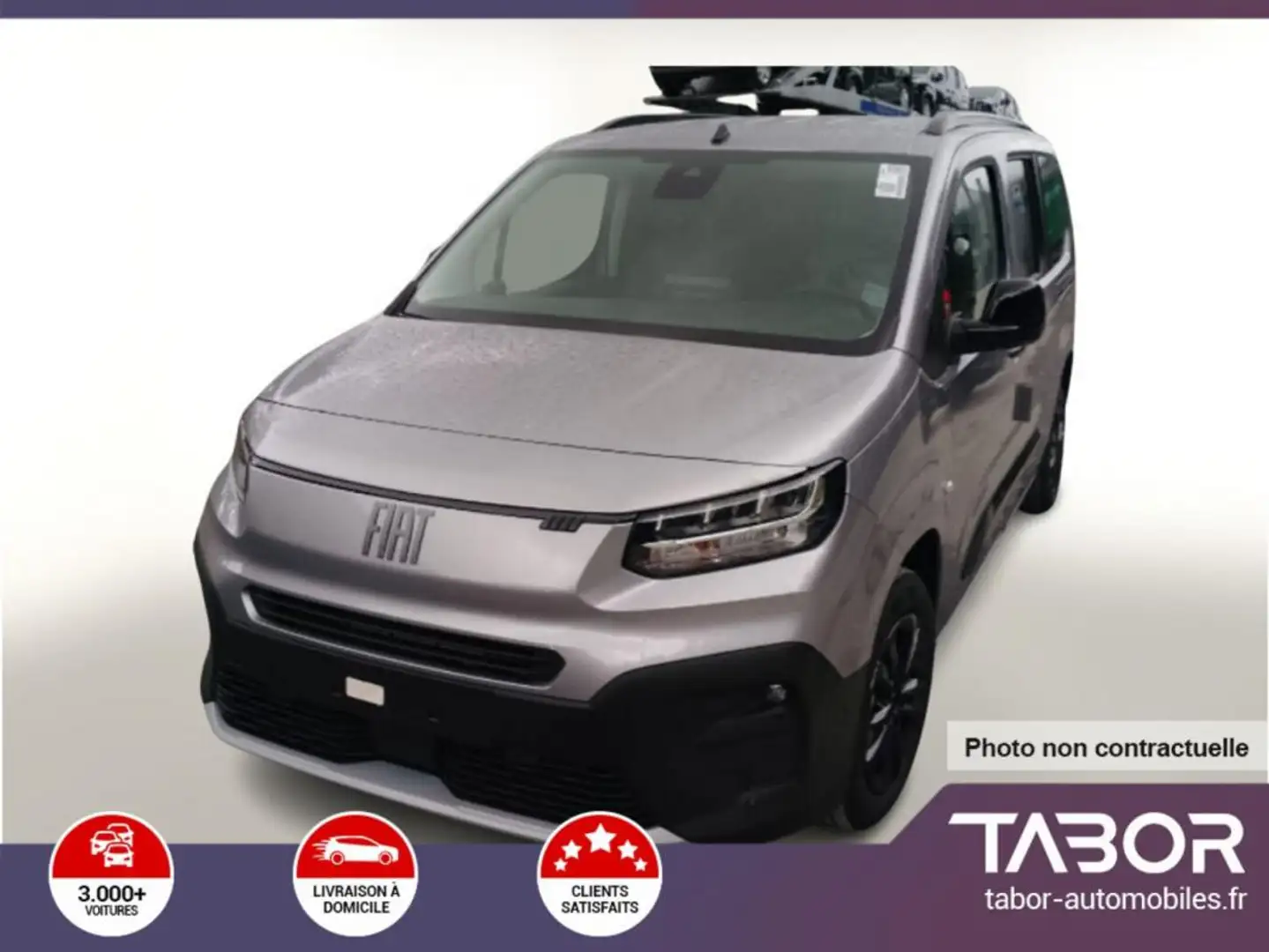 Fiat Doblo Kombi 1.5 BHDi 130 GPS 180°Cam Radar Gris - 1