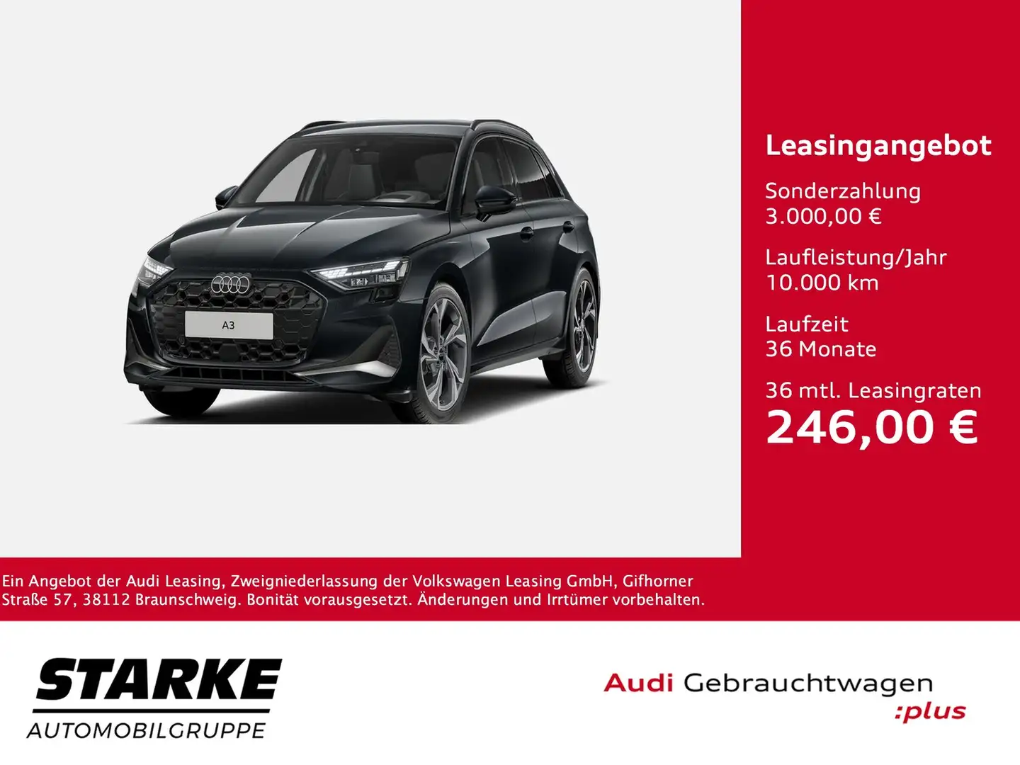 Audi A3 Sportback 35 TFSI S tronic Advanced NaviPlus LE... Grau - 1