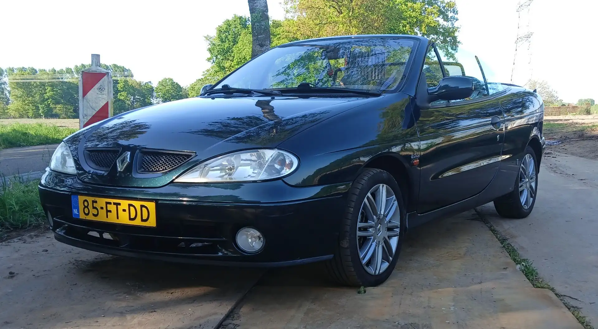 Renault Megane 2.0-16V IDE Privil. Cabrio Zielony - 2