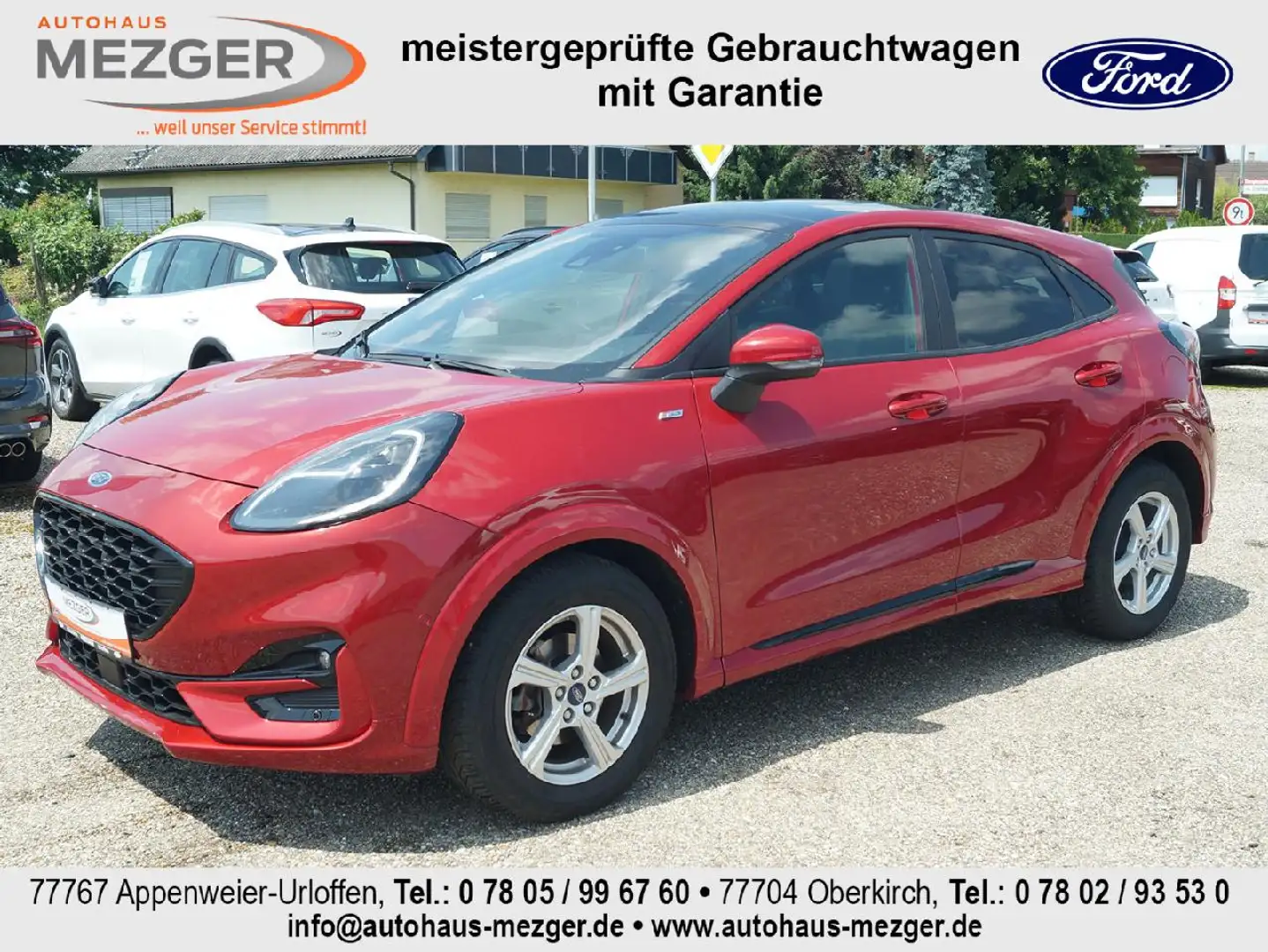 Ford Puma Hybrid ST-Line X Rot - 2