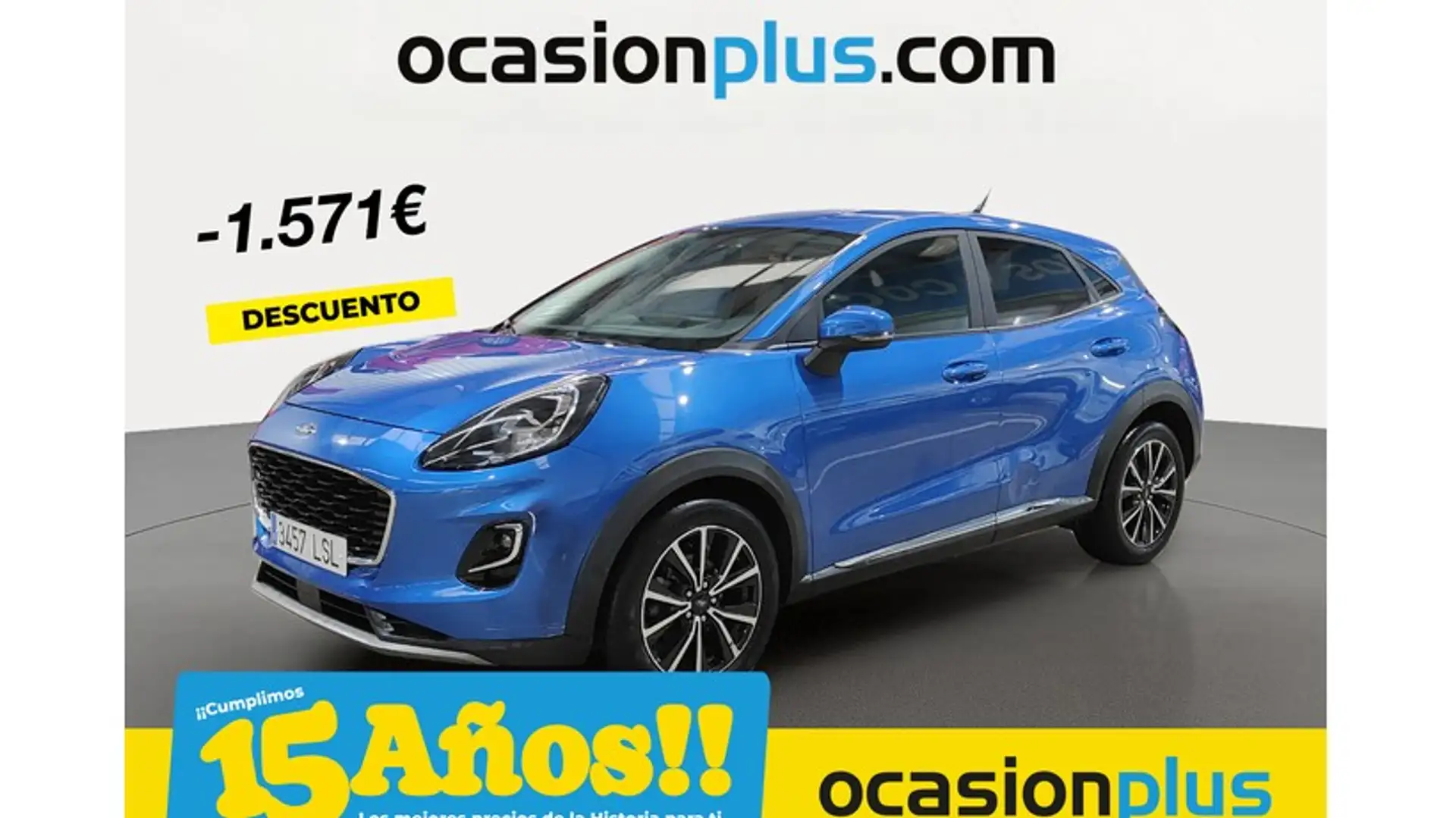 Ford Puma 1.5 Ecoblue Titanium 120 Bleu - 1