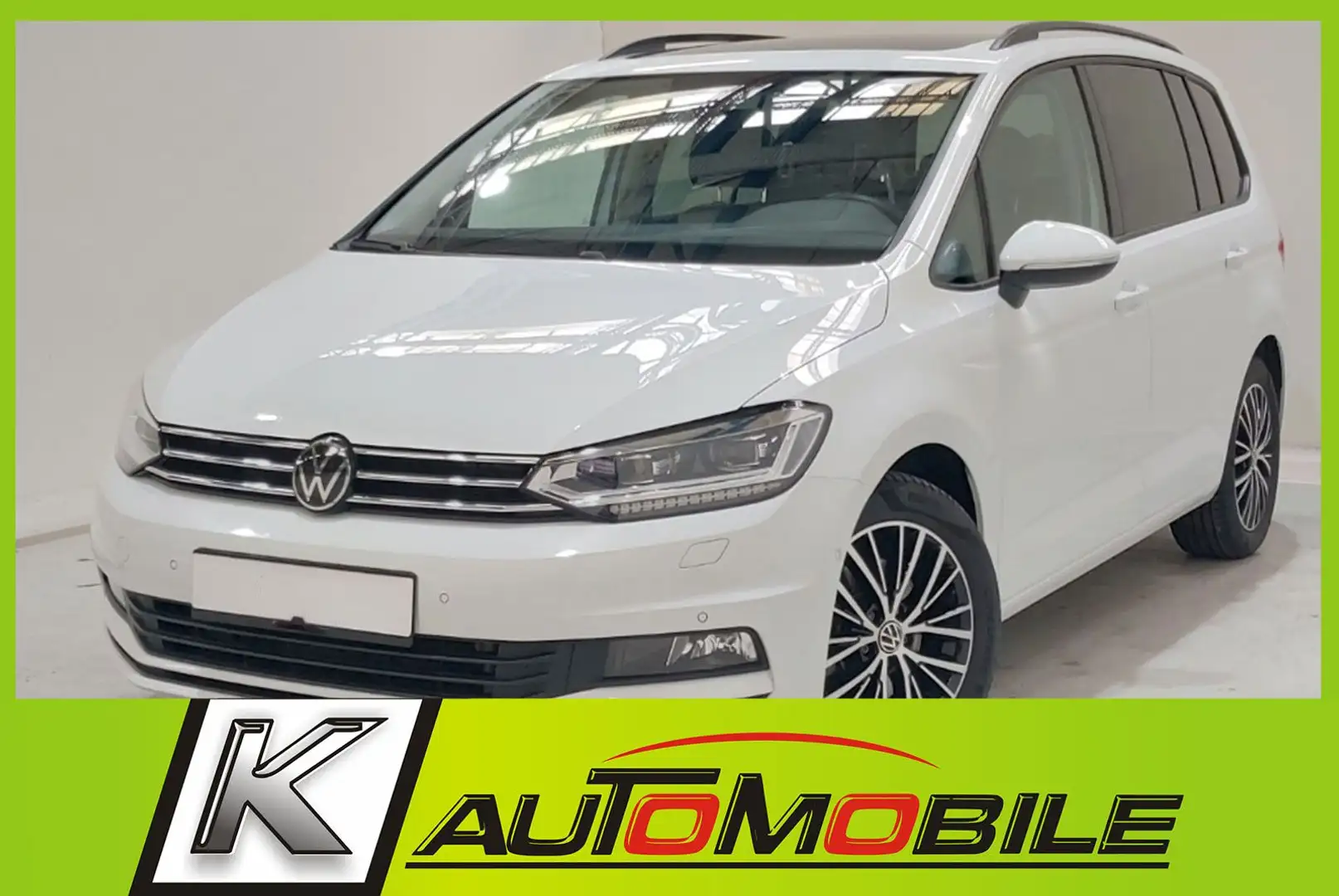 Volkswagen Touran 2,0TDI IQ.LIGHT-LED+Kamera+7-Sitzer+ACC Weiß - 1