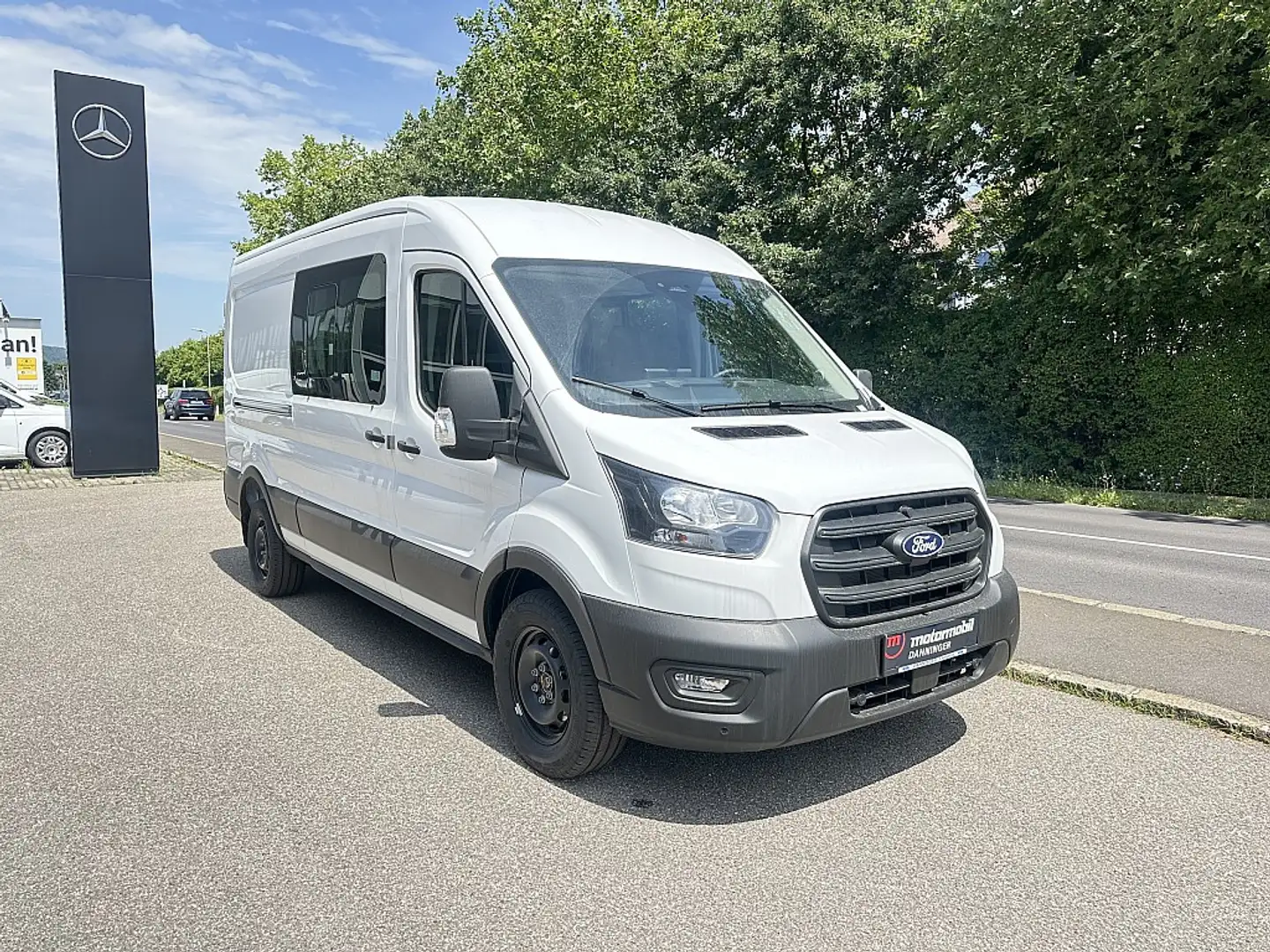 Ford Transit Transit Kasten DoKa 2,0 EcoBlue L3H2 350 Weiß - 2