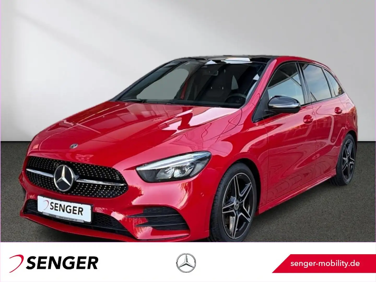Mercedes-Benz B 200 AMG Line Night Panorama LED Totwinkel MBUX Rot - 1