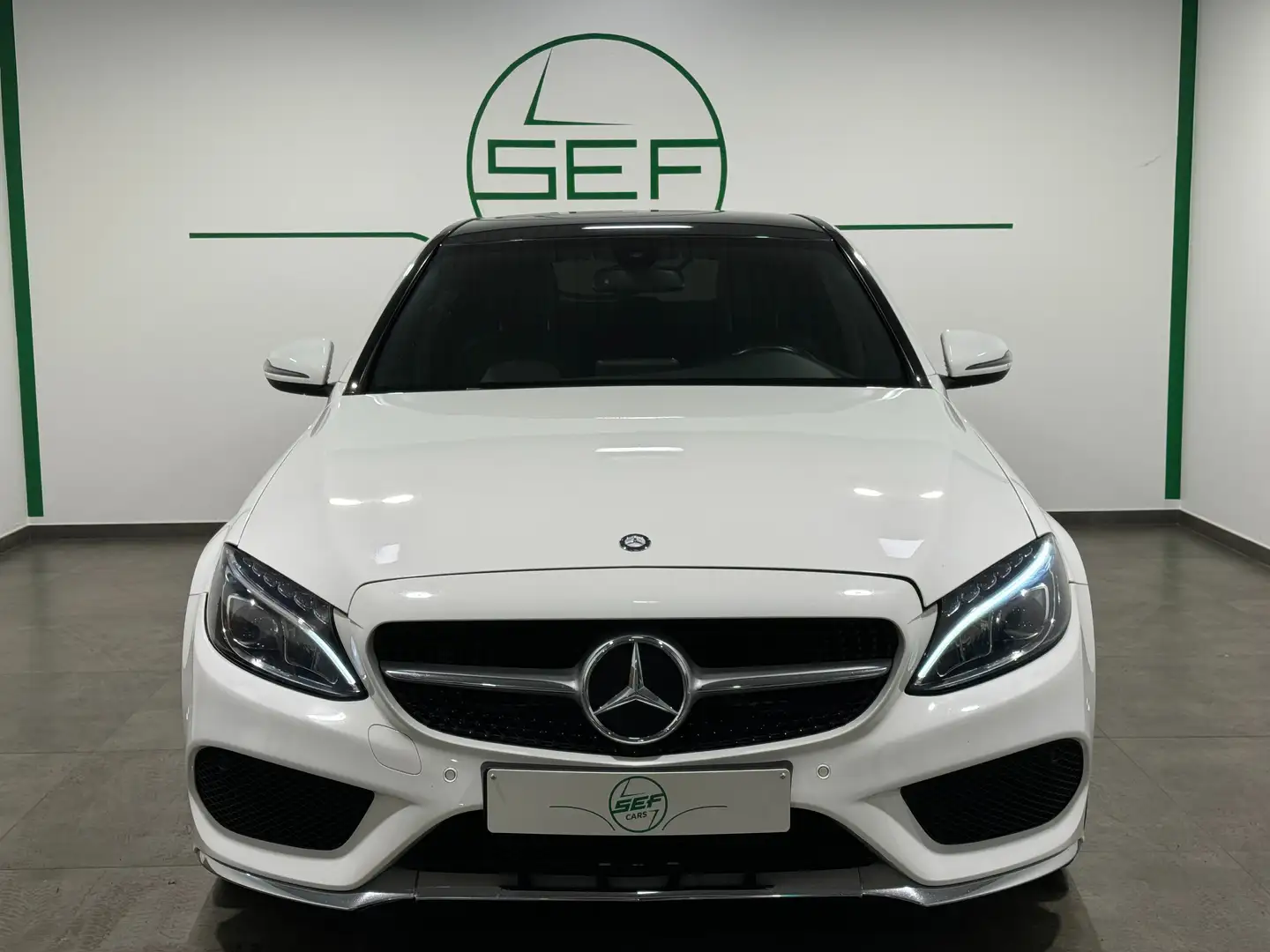Mercedes-Benz C 400 ** 4-Matic ** PACK AMG EXT/INT ** GPS ** CUIR ** White - 2
