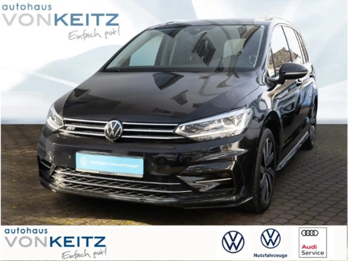 Volkswagen Touran HIGHLINE S&S 1.5 TSI +SHZ+NAVI+AHK+PANO++ Schwarz - 1