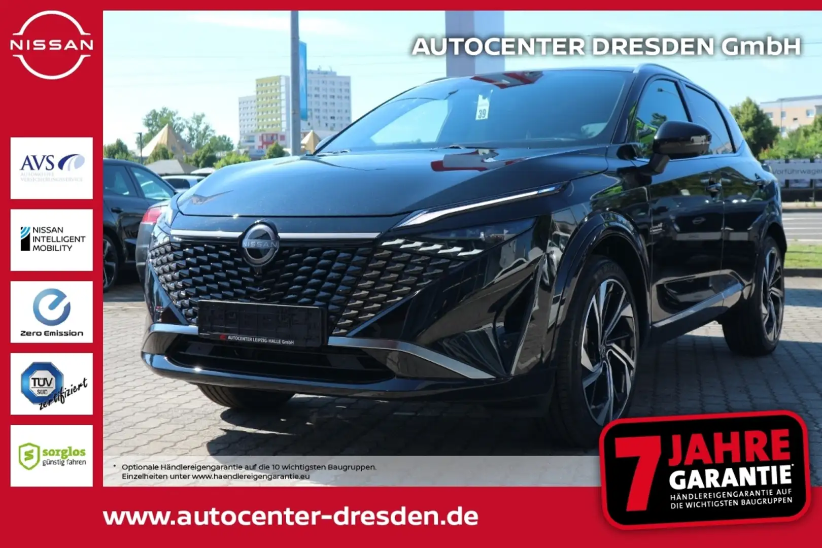 Nissan Qashqai 1.5 VC-T e-POWER Tekna+ Bose Pano Kam LM Schwarz - 1