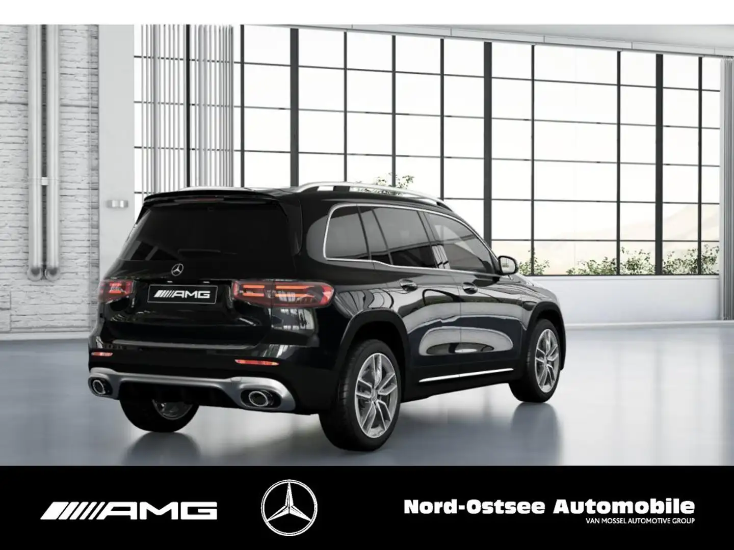 Mercedes-Benz GLB 35 AMG 4M DISTRO MEMORY MULTIBEAM TOTW Schwarz - 2