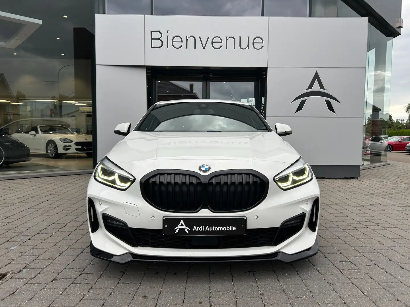 BMW 116 d *PACK M*GARANTIE 12 MOIS*GPS*CUIR*XENON* Blanc - 2
