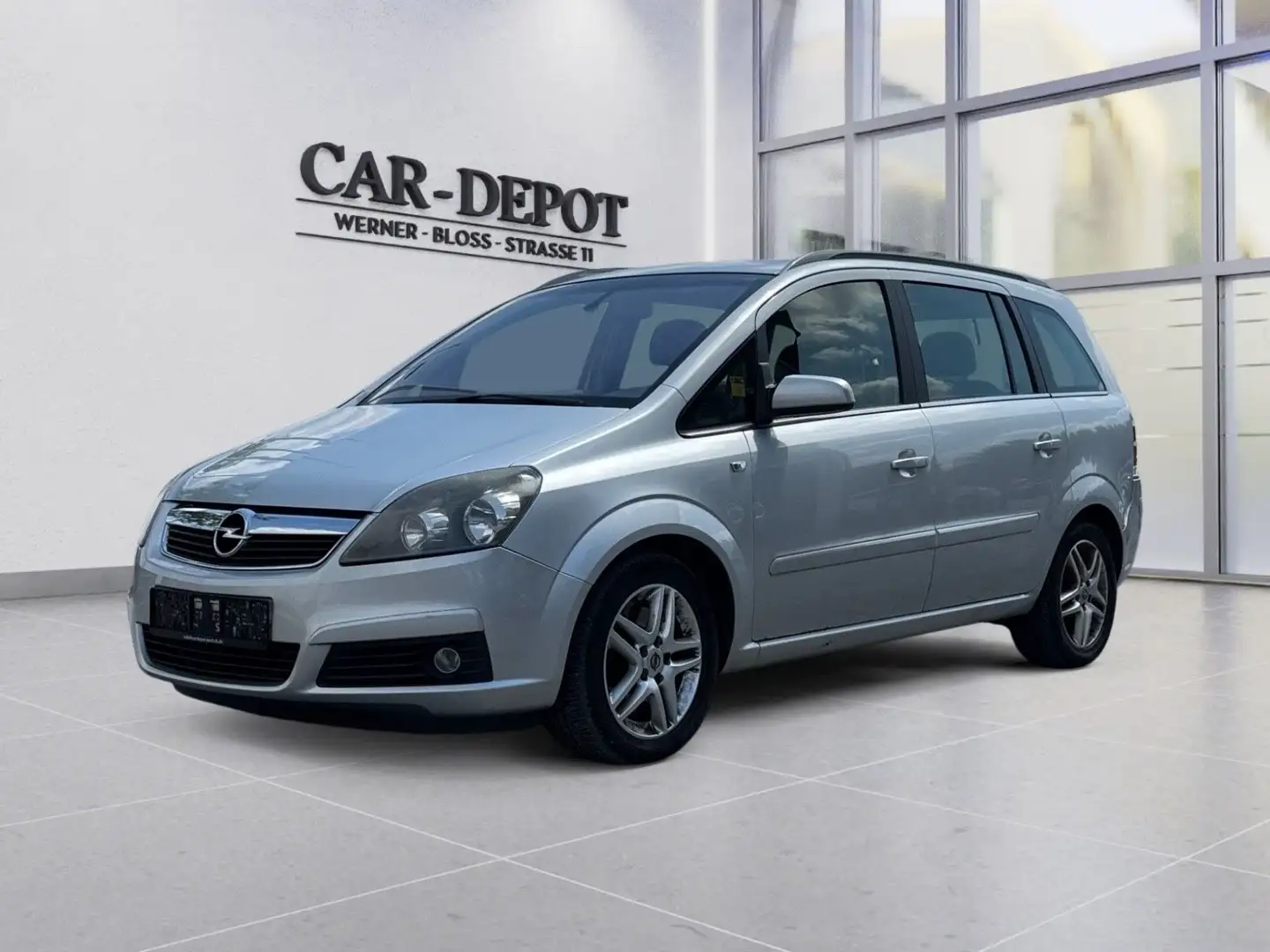 Opel Zafira B Sport*KLIMAAUT.*NAVI*AHK*7-SITZ.*TEMP.* Zilver - 1