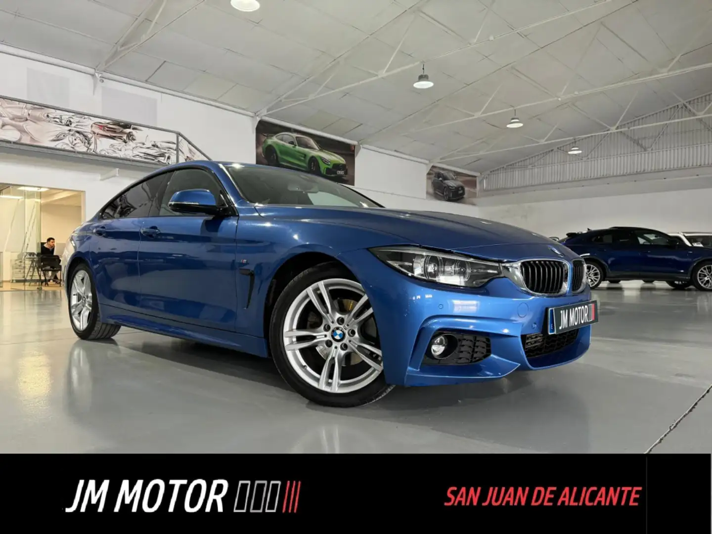 BMW 420 420dA Gran Coupé Bleu - 1